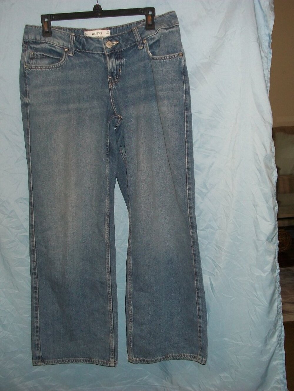 Girls Hollister Jeans Size 8 Short Low Rise Baggy